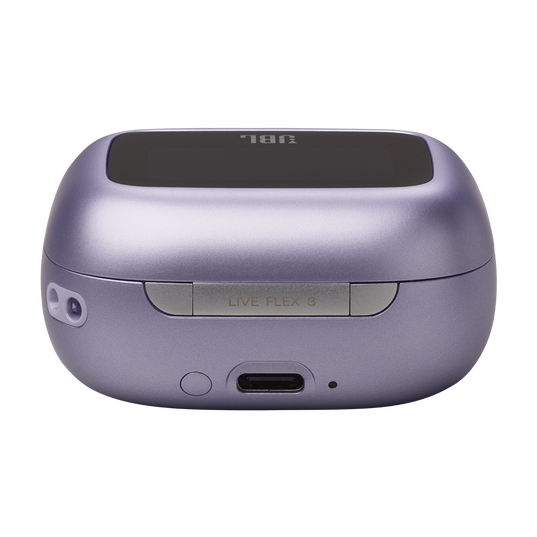 JBL Live Flex 3 - Purple - True wireless noise-cancelling open-stick earbuds - Detailshot 4